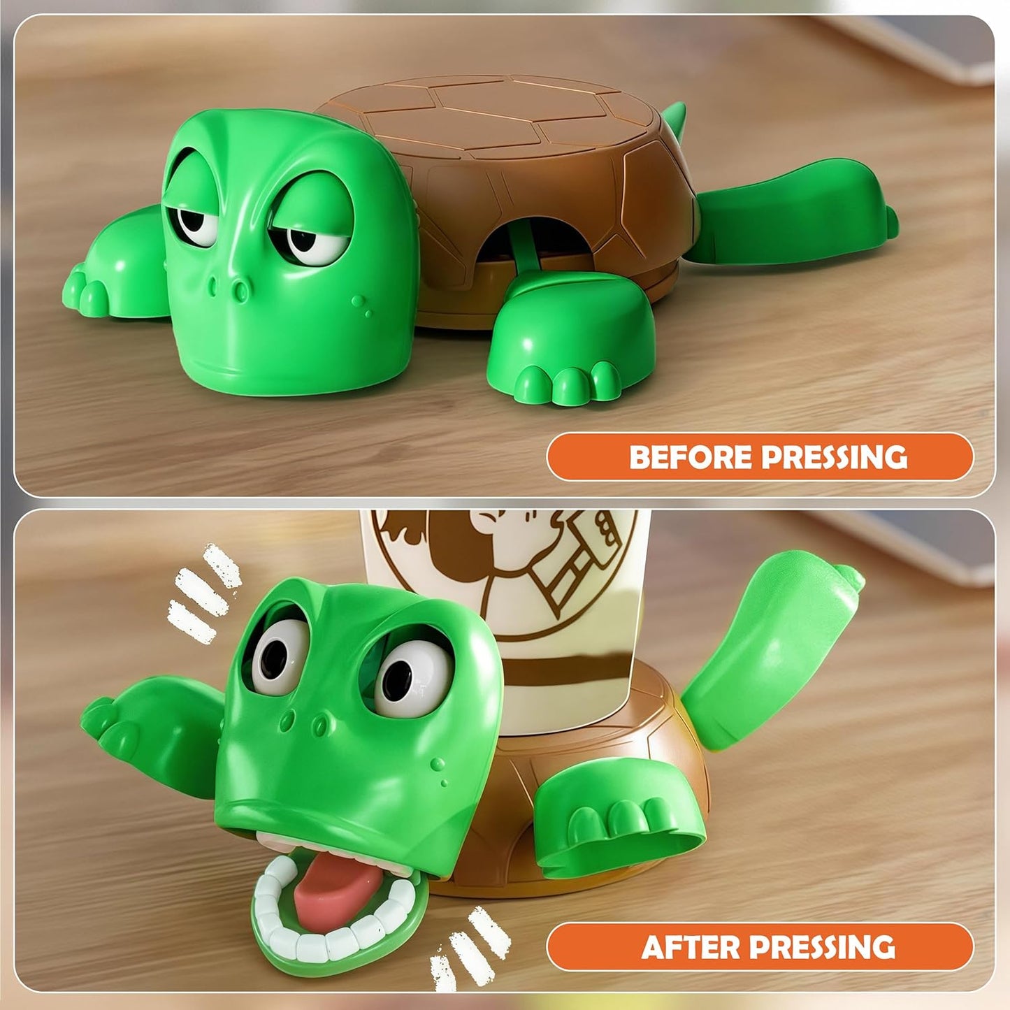 Posavasos Tortuga Sorprendida